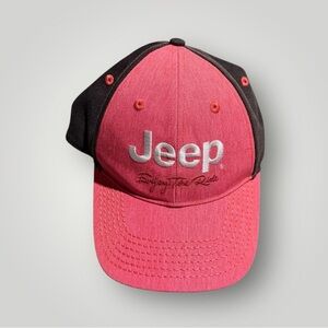 Jeep Cap in Pink and Black Adult Pink One Size Women’s #2